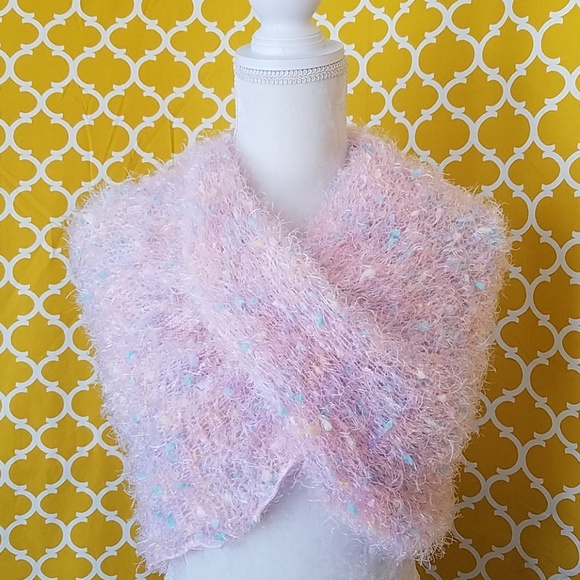 NWT-AWESOME MAGICAL MULTI-USE PINK/BLUE SCARF - Picture 2 of 8